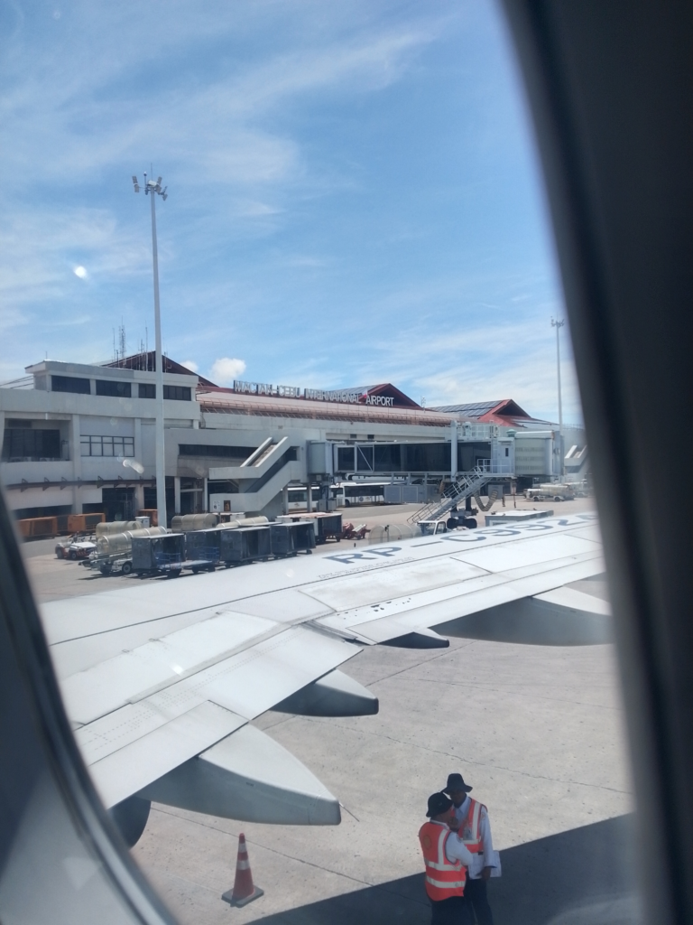 Travel by air. We live on an island.